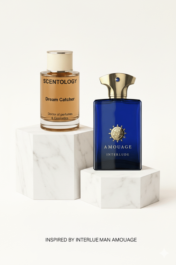 Dream Catcher smoky amber oud perfume for men by Scentology