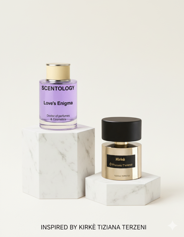 Love’s Enigma fruity musky perfume bottle