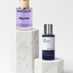 migraine fruity oud leather perfume by scentology with passionfruit amber and vanilla