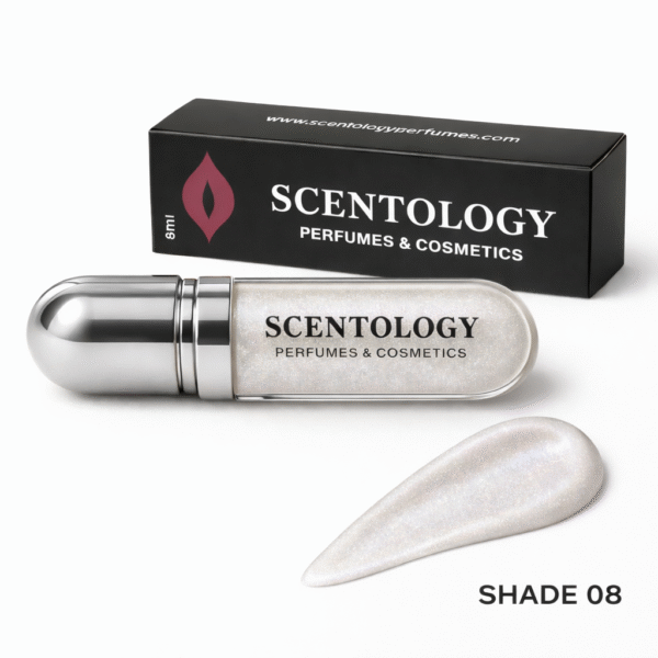 Scentology Lip Gloss Shade 08 high-shine nourishing lip gloss