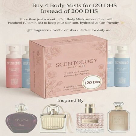 Luxury body mist collection inspired by Chloe, Valentino, Kayali and Dior