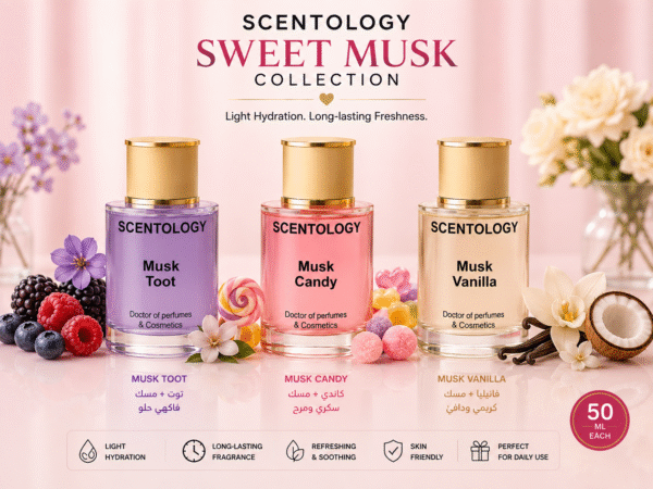 Scentology Sweet Musk Collection – 3 Eau de Parfum × 50ml